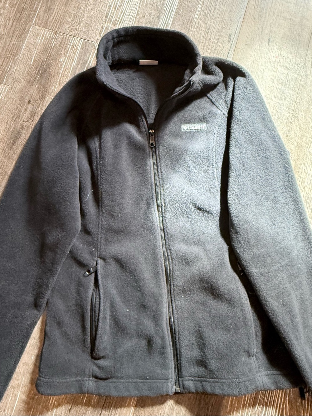 Columbia Black Teddy Fleece Full-Zip Jacket